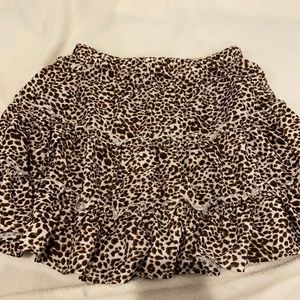 cheetah print skirt